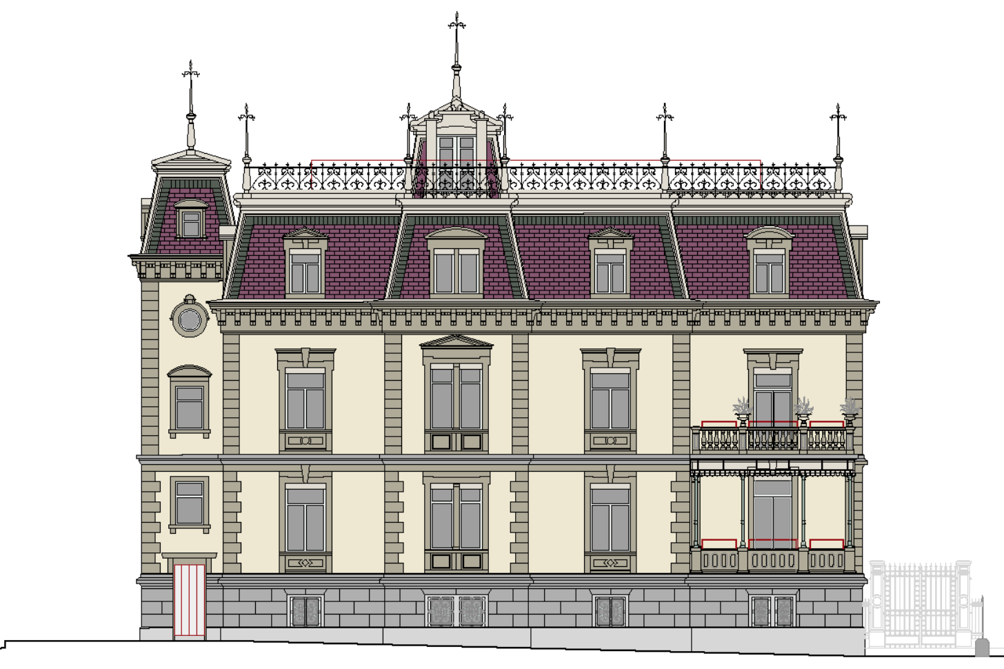 Südostfassade