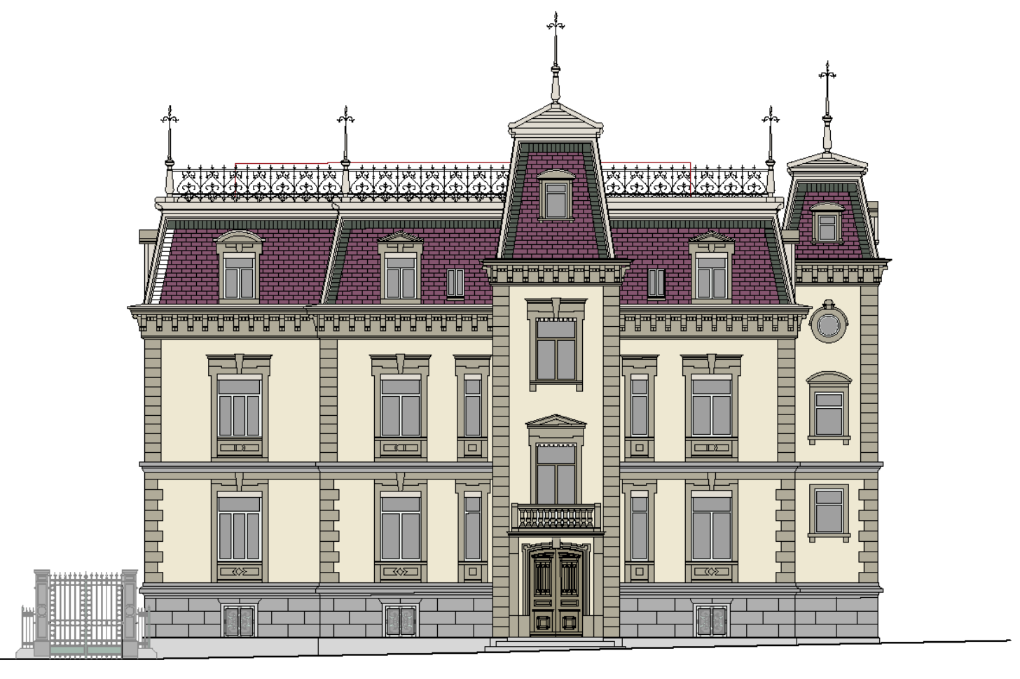 Nordwestfassade