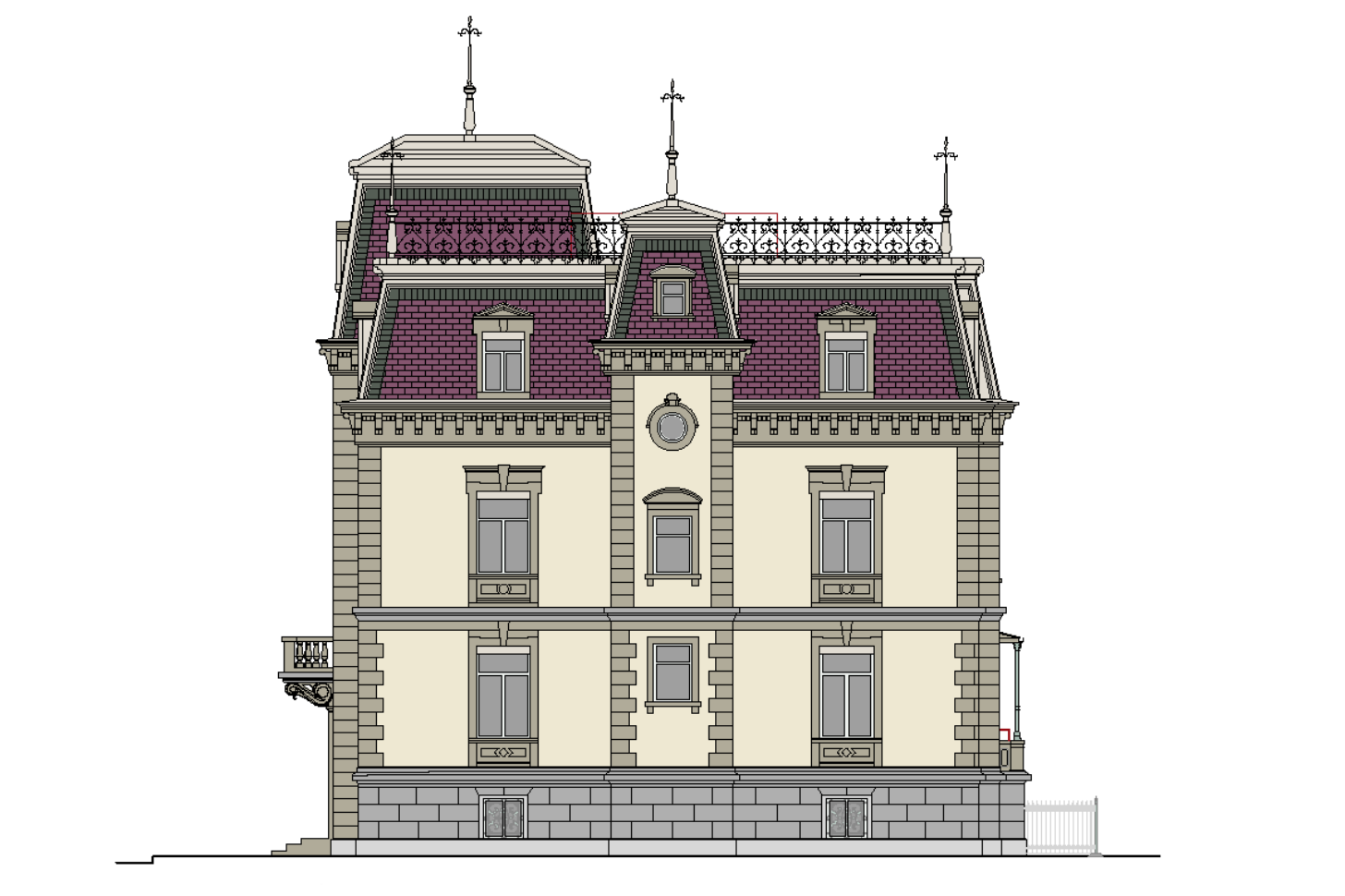 Südwestfassade