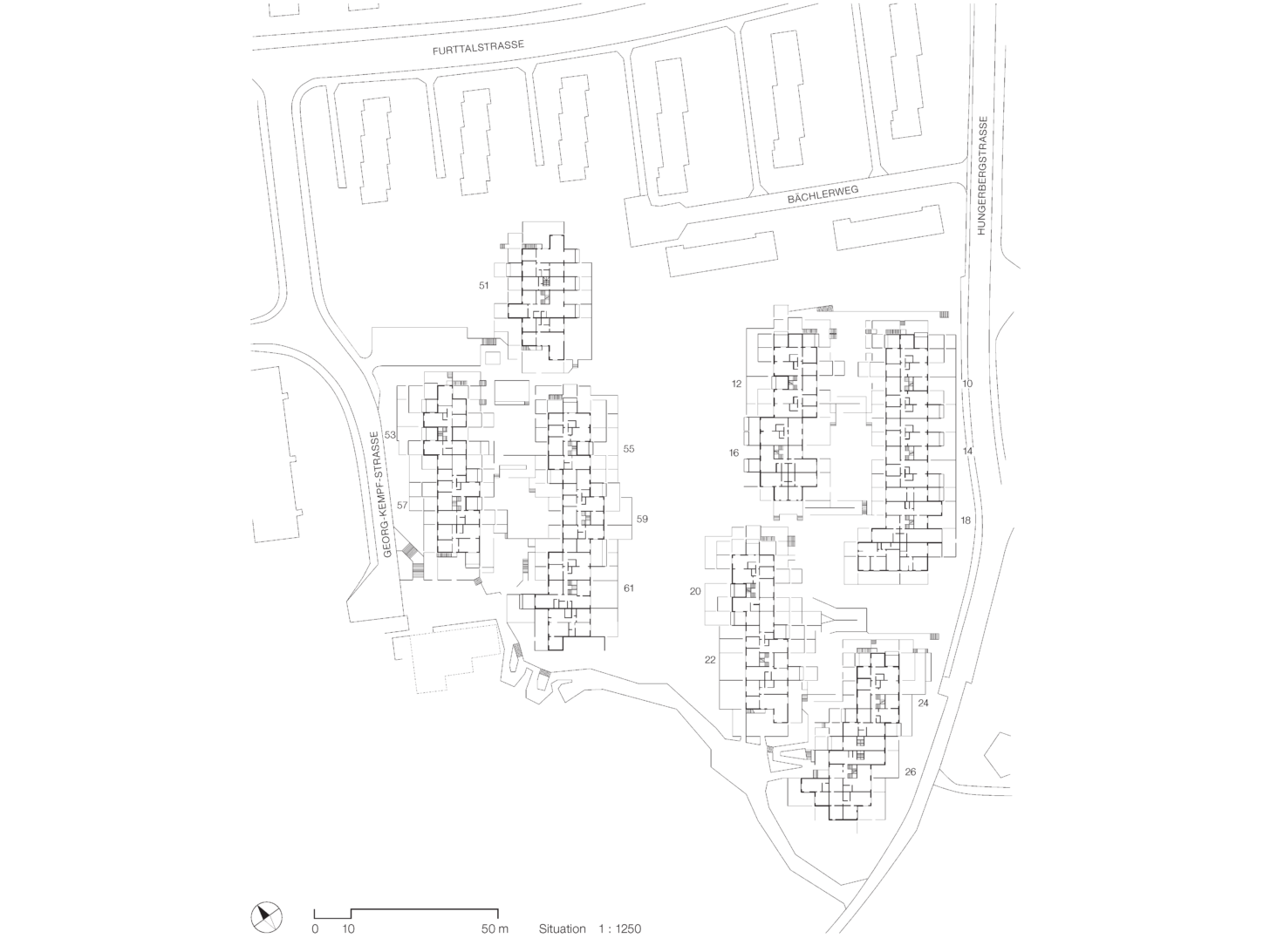 Situationsplan, Stadt Zürich, Liegenschaftenverwaltung