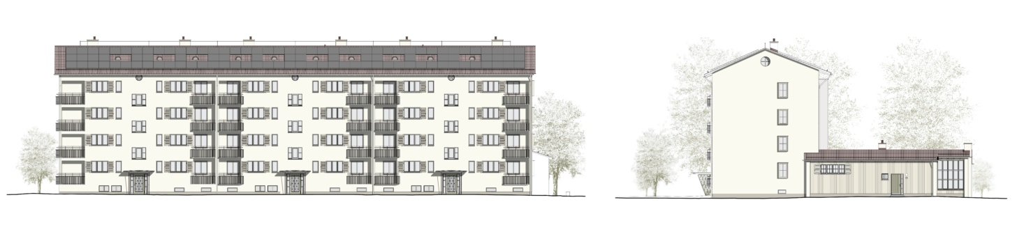 Regelfassade Ost und Nord